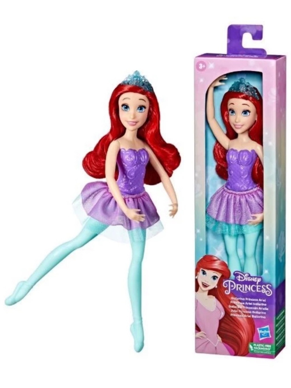 NIB Hasbro Disney Princess Ballerina Ariel Doll The Little Mermaid NEW